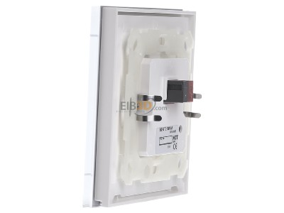 View on the right MDT BE-GTL10W.A1 EIB, KNX, Glass Push Button II Lite 1-fold, RGBW, blinds, White - 
