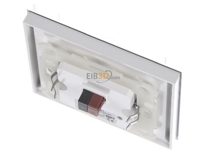 Ansicht oben hinten MDT BE-GTL10W.A1 EIB, KNX, Glastaster II Light 1-fach, RGBW, Wei, Jalousie - 