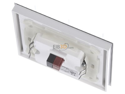 Top rear view MDT BE-GTL20W.01 EIB, KNX, Glass Push Button II Lite 2-fold, RGBW, neutral, White - 
