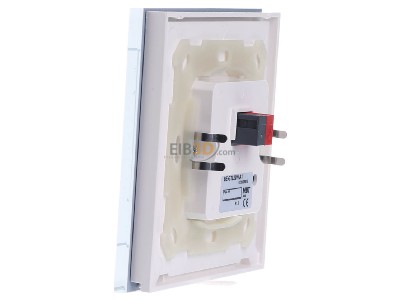 Ansicht rechts MDT BE-GTL20W.A1 EIB, KNX, Glastaster II Light 2-fach, RGBW, Wei, Jalousie - 