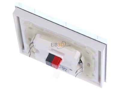 Ansicht oben hinten MDT BE-GTL20W.A1 EIB, KNX, Glastaster II Light 2-fach, RGBW, Wei, Jalousie - 