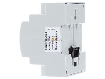Ansicht rechts MDT AKS-0410.03 EIB, KNX, Schaltaktor 4-fach, 4TE, REG, 10A, 230VAC, C-Last, Standard, 140F, 