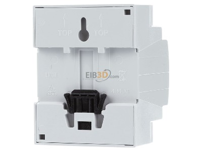 Back view MDT AKS-0410.03 EIB, KNX, Switch Actuator 4-fold, 4SU MDRC, 10A, 230VAC, C-load, standard, 140F, 
