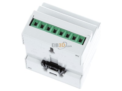 Top rear view MDT AKS-0410.03 EIB, KNX, Switch Actuator 4-fold, 4SU MDRC, 10A, 230VAC, C-load, standard, 140F, 
