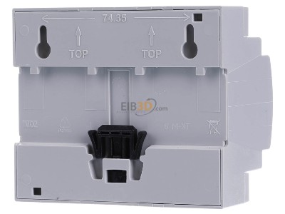 Ansicht hinten MDT AKS-0810.03 EIB, KNX, Schaltaktor 8-fach, 6TE, REG, 10A, 230VAC, C-Last, Standard, 140F, 