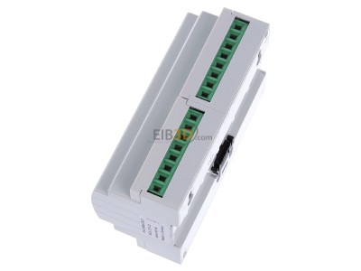 View top right MDT AKS-1210.03 EIB, KNX, Switch Actuator 12-fold, 8SU MDRC, 10A, 230VAC, C-load, standard, 140F, 
