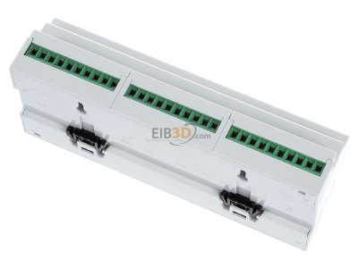 Ansicht oben hinten MDT AKK-2416.03 EIB, KNX, Schaltaktor 24-fach, 12TE, REG, 16A, 230VAC, Kompakt, 70, 10EVG, 