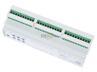 View up front MDT AKU-2416.03 EIB, KNX, Universal Actuator 24-fold, 8SU MDRC, 16A,_230VAC, 100F, 15ECG, 
