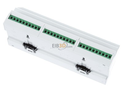 Ansicht oben hinten MDT AKU-2416.03 EIB, KNX, Universalaktor 24-fach, 12TE, REG, 16A, 230VAC, 100F, 15EVG, 