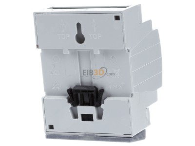 Back view MDT JAL-0410M.02 EIB, KNX, Shutter Actuator 4-fold, 4SU MDRC, 10A, 230VAC with travel time measurement, 
