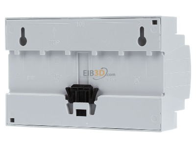 Back view MDT JAL-0810M.02 EIB, KNX, Shutter Actuator 8-fold, 8SU MDRC, 10A, 230VAC with travel time measurement, 
