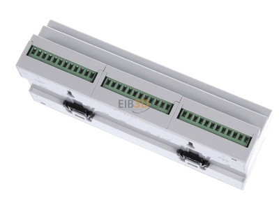 Top rear view MDT BE-32000.02 EIB, KNX, Binary Input 32-fold, 12SU MDRC, Contact Inputs, 
