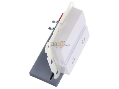 Ansicht oben links MDT SCN-BWM55T.G2 EIB, KNX, Bewegungsmelder/Automatik Schalter TS 55, Reinwei glnzend, 