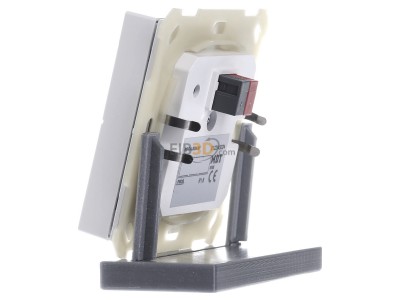 View on the right MDT BE-TAL6304.01 EIB, KNX, Push Button Lite 63 4-fold, RGBW, neutral, Studio white glossy finish, 

