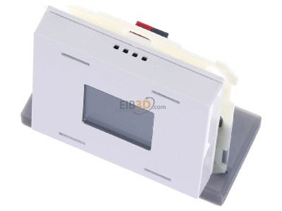View up front MDT BE-TAS6304.01 EIB, KNX, Push Button Smart 63 4-fold with colour display, Studio white glossy finish, 
