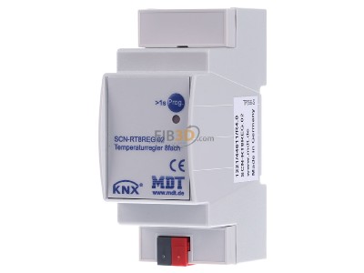 Front view MDT SCN-RT8REG.02 Room thermostat for bus system 
