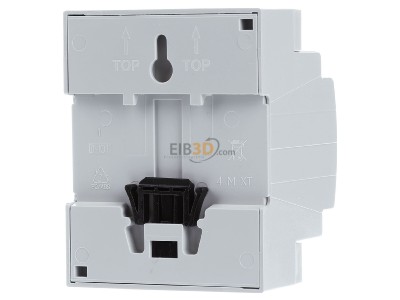 Back view MDT EZ-0320.01 Energy meter 3-fold 20 A, direct measurement, 4TE REG, 230/400 V AC, 
