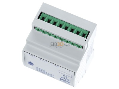 Ansicht oben vorne MDT EZ-0320.01 Energiezhler 3-fach 20 A, Direktmessung, 4TE REG, 230/400 V AC, 