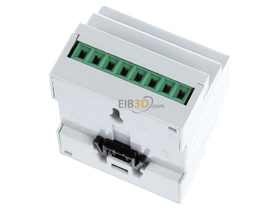 Ansicht oben hinten MDT EZ-0320.01 Energiezhler 3-fach 20 A, Direktmessung, 4TE REG, 230/400 V AC, 