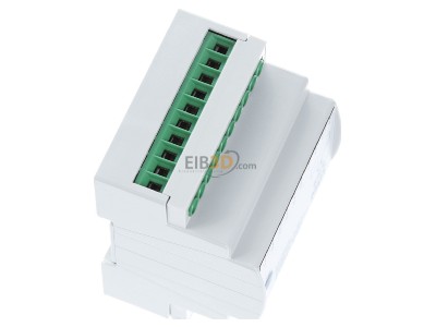 Ansicht oben links MDT EZ-0363.01 Energiezhler 3-fach 63 A, Wandlermessung, 4TE REG, 230/400 V AC, 