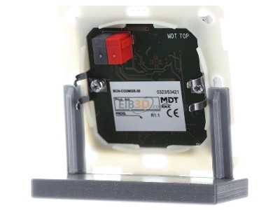 Back view MDT SCN-CO2MGS.02 CO2 / VOC Combi Sensor 55, White glossy finish, 
