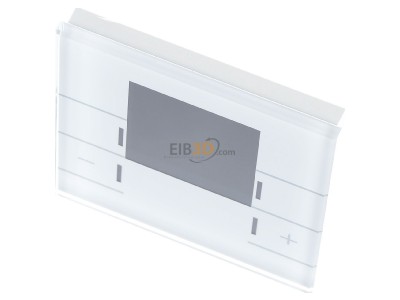 View up front MDT SCN-RTRGW.02 Glass Room Temperature Controller Smart with colour display, white, 
