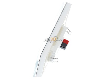 View top right MDT SCN-RTRGW.02 Glass Room Temperature Controller Smart with colour display, white, 

