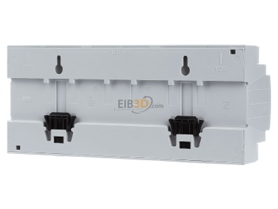 Back view MDT AMS-1216.03 KNX Switch Actuator 12-fold, 12SU MDRC, 16 A, 230 V AC, C-load, 140 F, current measurement 
