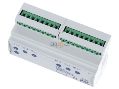 Ansicht oben vorne MDT AZI-0616.03 KNX Schaltaktor 6-fach, 8TE REG, 16/20 A, 230 V 