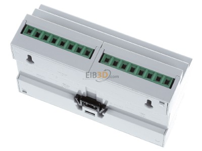 Ansicht oben hinten MDT AMS-0816.03 KNX Schaltaktor 8-fach, 8TE REG, 16 A, 230 V AC 