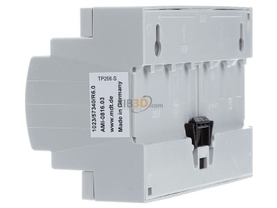 Ansicht rechts MDT AMI-0816.03 KNX Schaltaktor 8-fach, 8TE REG, 16/20 A, 230 V 