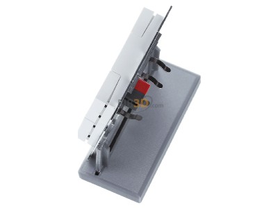 View top right MDT BE-TA5504.G2 KNX Push Button 55 4-fold, White glossy finish 
