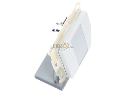 View top left MDT BE-TA5504.02 KNX Push Button 55 4-fold, White matt finish 
