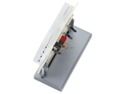 View top right MDT BE-TA5504.02 KNX Push Button 55 4-fold, White matt finish 
