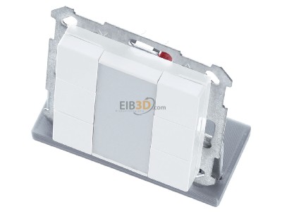 View up front MDT BE-TA5506.G2 KNX Push Button 55 6-fold, White glossy finish 
