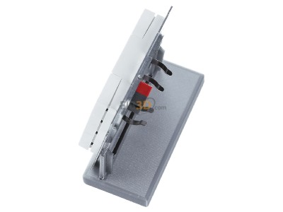 View top right MDT BE-TA5506.G2 KNX Push Button 55 6-fold, White glossy finish 
