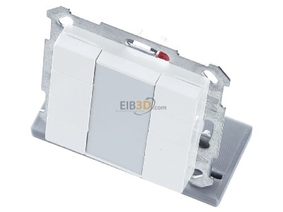 View up front MDT BE-TA5508.G2 KNX Push Button 55 8-fold, White glossy finish 
