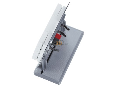 View top right MDT BE-TA5508.G2 KNX Push Button 55 8-fold, White glossy finish 
