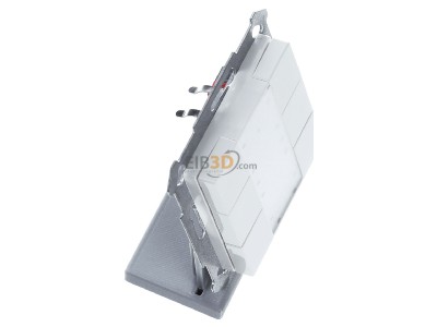 View top left MDT BE-TA55P6.G2 KNX Push Button Plus 55 6-fold, White glossy finish 
