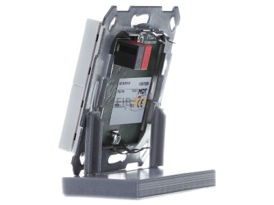 View on the right MDT BE-TA55T4.02 KNX Push Button Plus TS 55 4-fold, White matt finish 
