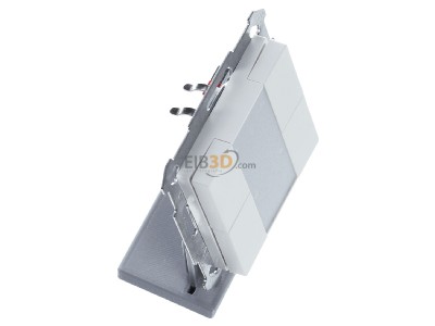 View top left MDT BE-TA55T4.02 KNX Push Button Plus TS 55 4-fold, White matt finish 
