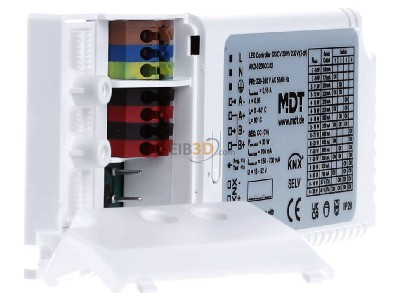 Ansicht links MDT AKD-0230CC.02 KNX LED Controller CC/CV 30 W / 230 V 2-Kanal 