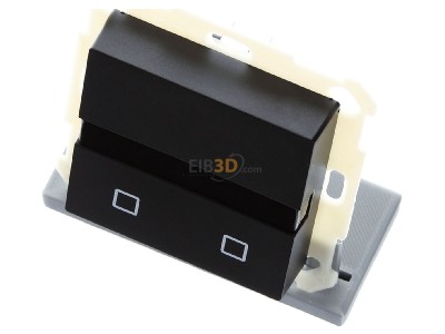 Ansicht oben vorne MDT SCN-BWM55T06.02 KNX Bewegungsmelder/Automatik Schalter TS 55, Schwarz matt 