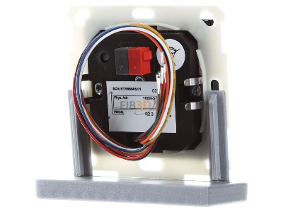 Ansicht hinten MDT SCN-RTR55S06.01 KNX Raumtemperaturregler Smart 55, Schwarz matt 