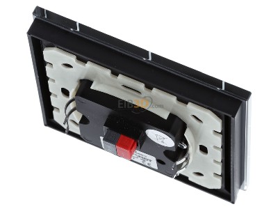 Top rear view MDT BE-GTL40S.01S KNX Glass Push Button II Lite 4-fold, RGBW, neutral, Black - 
