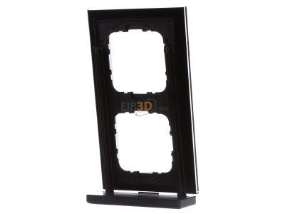 Back view MDT BE-GTR2S.01S MDT Glass cover frame 2-fold for 55 mm systems, Black - 
