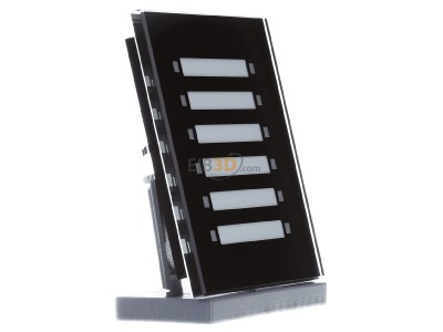 View on the left MDT SCN-GLED1S.01S KNX Glass LED Indicator, Black - 
