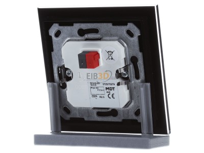 Back view MDT SCN-GLED1S.01S KNX Glass LED Indicator, Black - 
