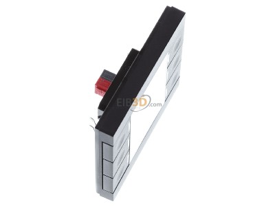 View top left MDT BE-BZS8606.01 KNX Central Operation Unit Smart 86 with colour display, Black matt 
