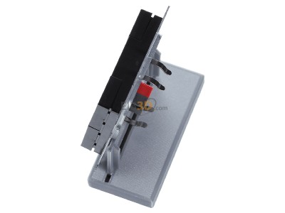 View top right MDT BE-TA55T406.02 KNX Push Button Plus TS 55 4-fold, Black matt 
